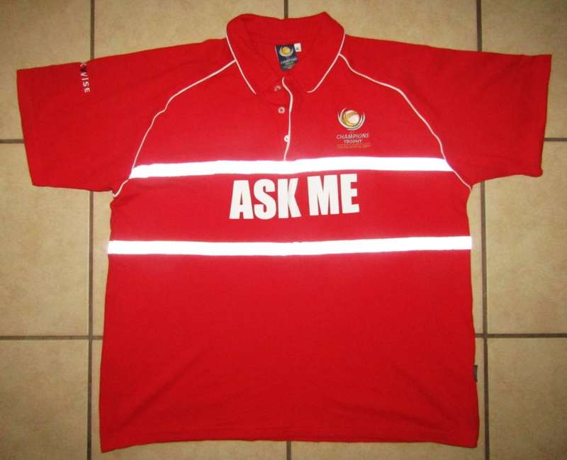 2009 ICC Cricket Champions Trophy Helper Shirt