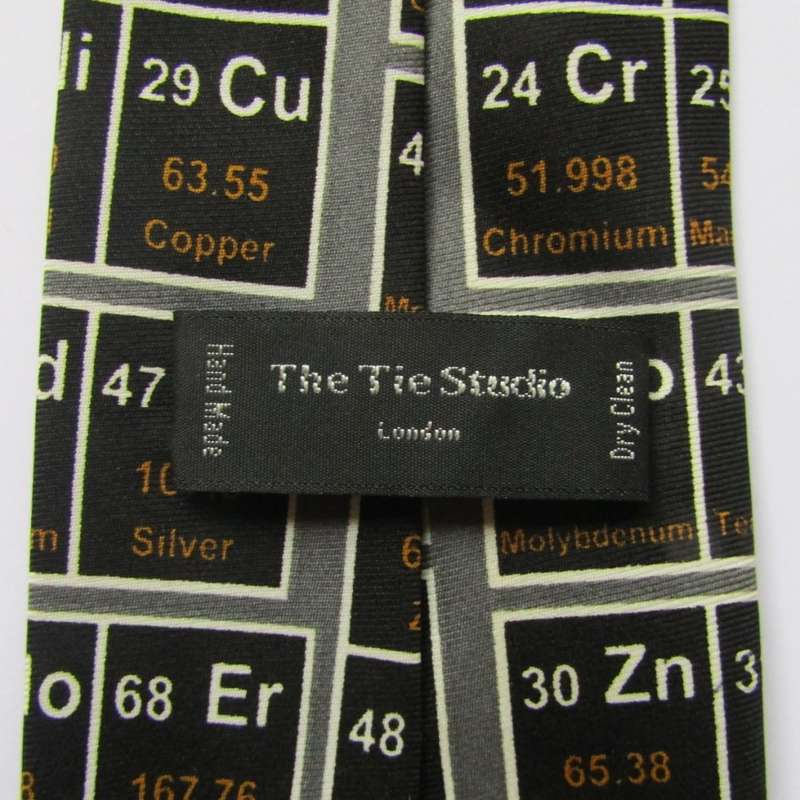 Periodic Table of Elements Geeky Science Neck Tie
