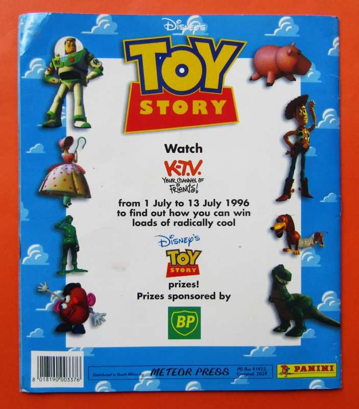 Toy Story Panini Sticker Album from 1995