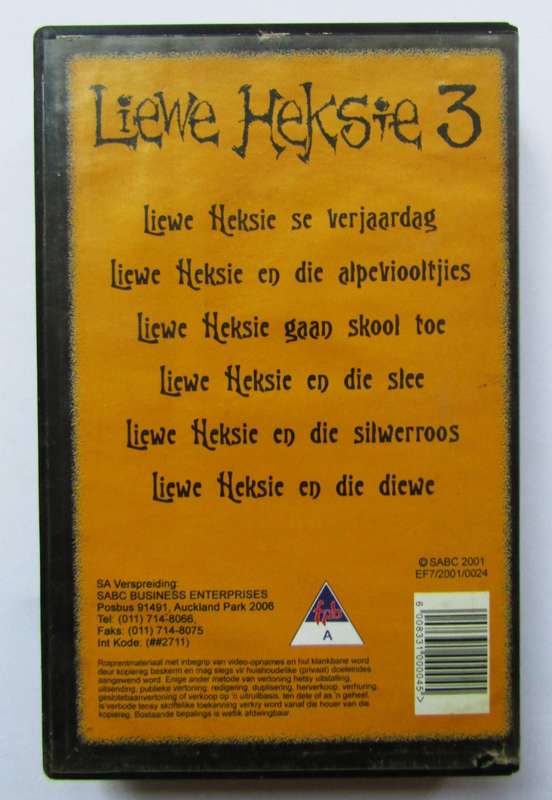 Liewe Heksie 3 - VHS Video Tape