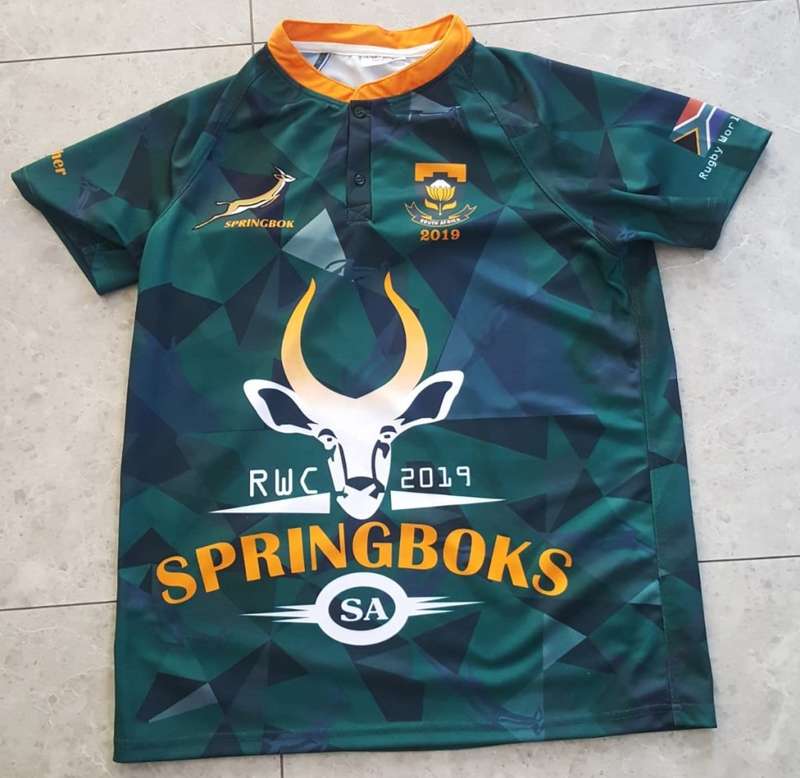 2019 World Cup Springbok Rugby Jersey - XL Size