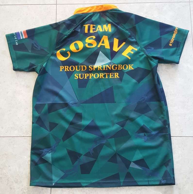 2019 World Cup Springbok Rugby Jersey - XL Size