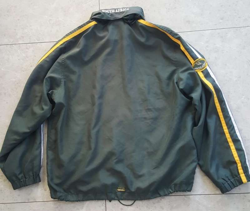 Old Springbok Rugby Tracksuit Jacket - Small Size
