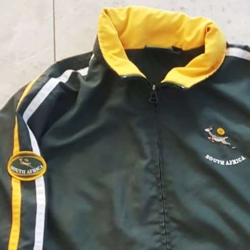 Old Springbok Rugby Tracksuit Jacket - Small Size