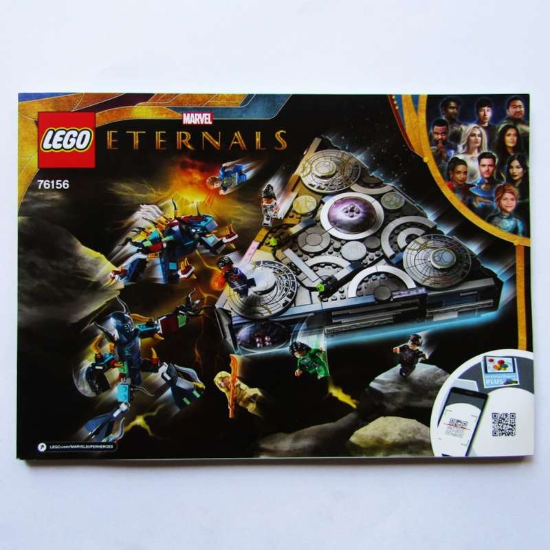 Lego Marvel Eternals 76156 Instruction Manual Book