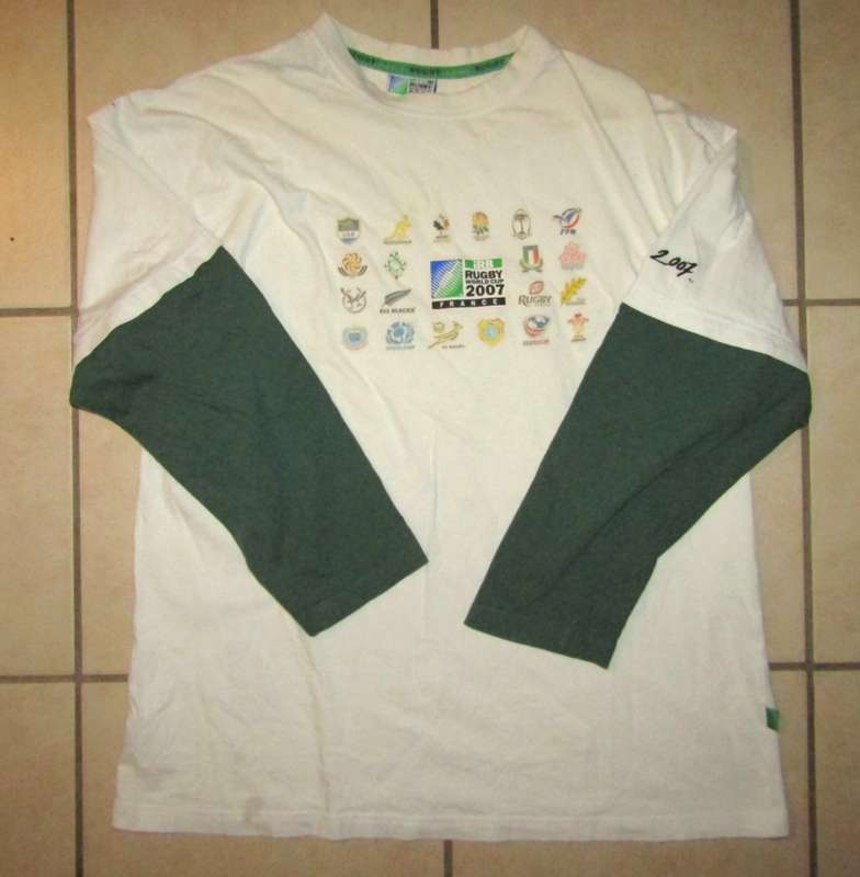 2007 Rugby World Cup Long Sleeve Top - XL Size