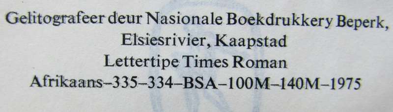 1975 SADF Afrikaans Pocket Bible