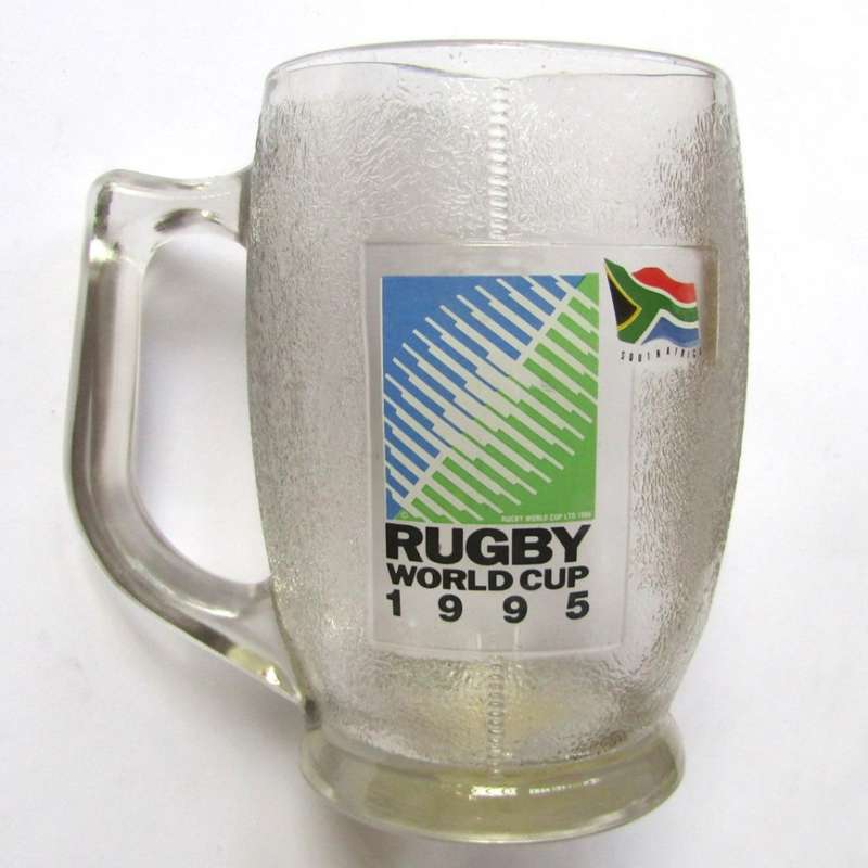 1995 Rugby World Cup Frosted Beer Mug