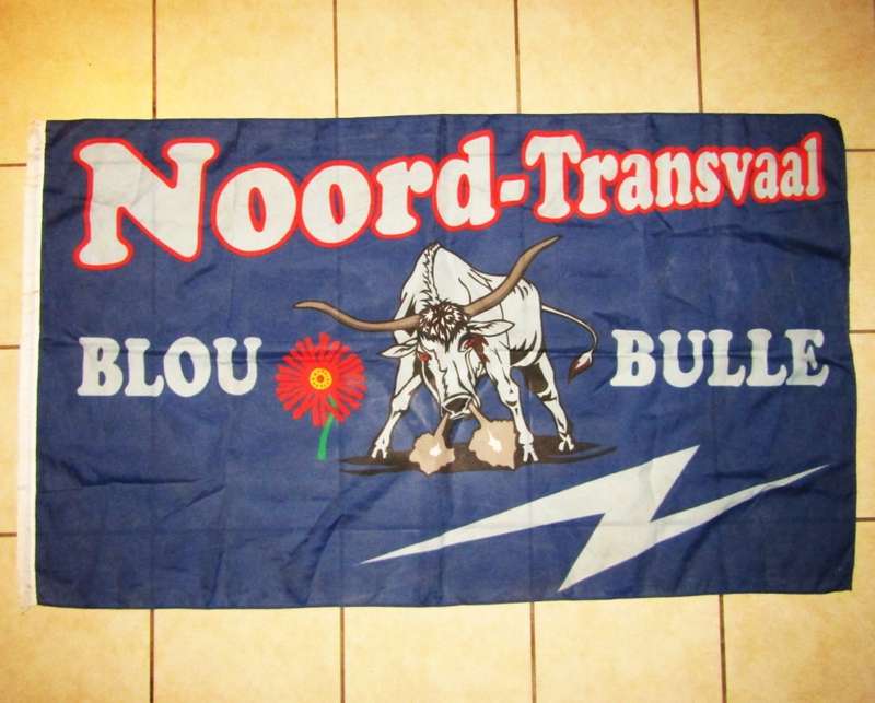 Large Old Noord Transvaal Rugby Flag