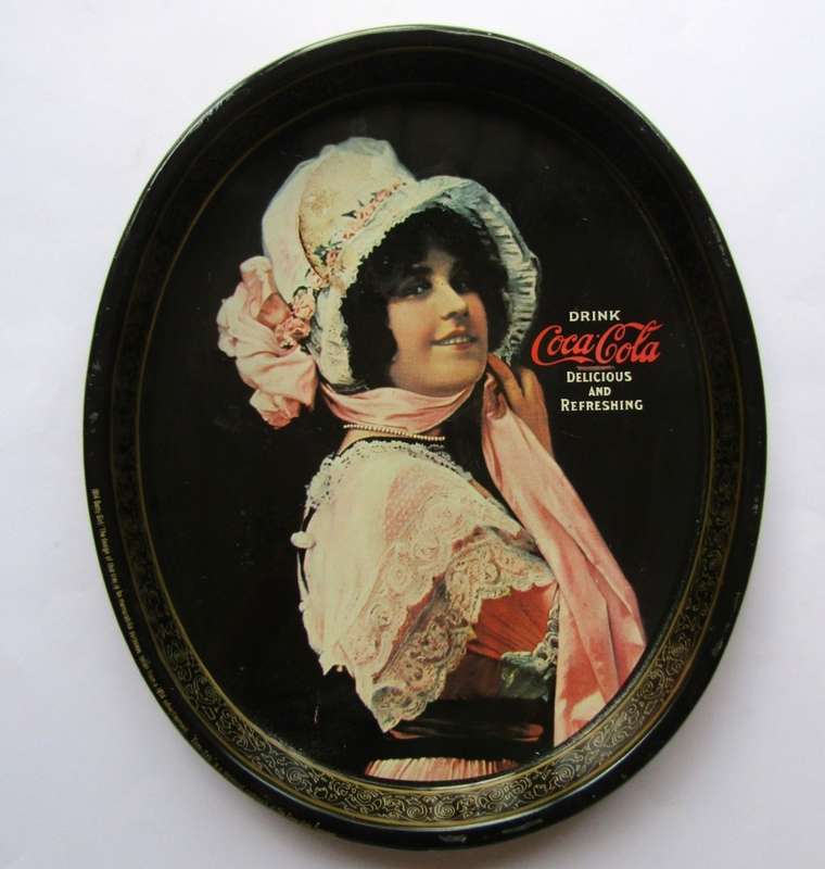 Old Coca Cola Metal Bar Tray