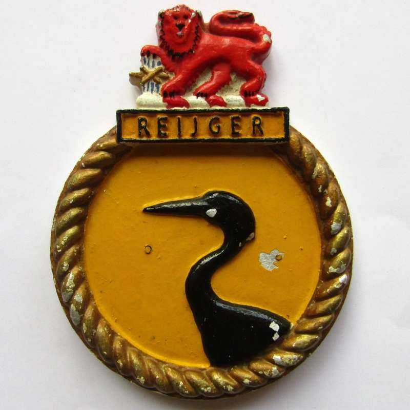 Old SAS Reijger Navy Ship Plaque