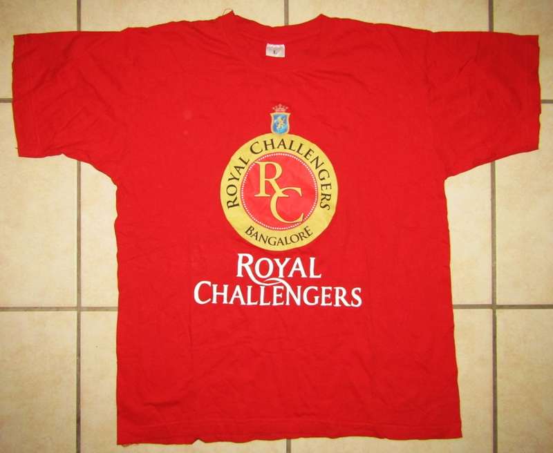 Royal Challengers Bangalore IPL Cricket Shirt - Large Size