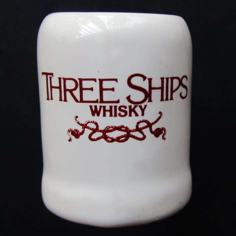 Old Three Ships Whisky Tot Measure