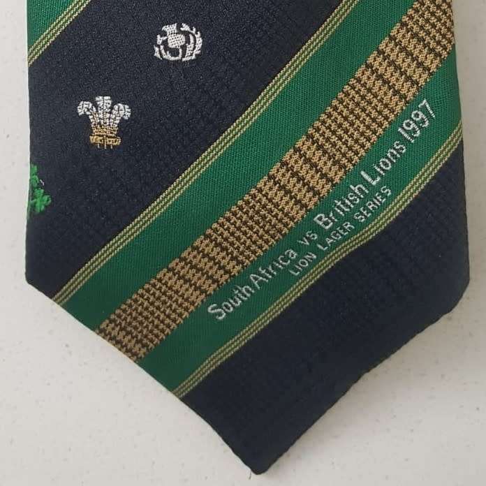 1997 South Africa vs British Lions Rugby Neck Tie