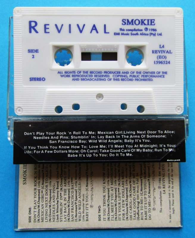 Smokie - Revival - Cassette Tape (1986)