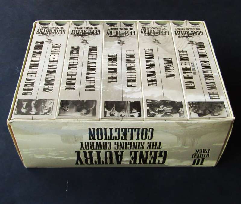 Gene Autry Collection - 10 VHS Videos Box Set (1995)