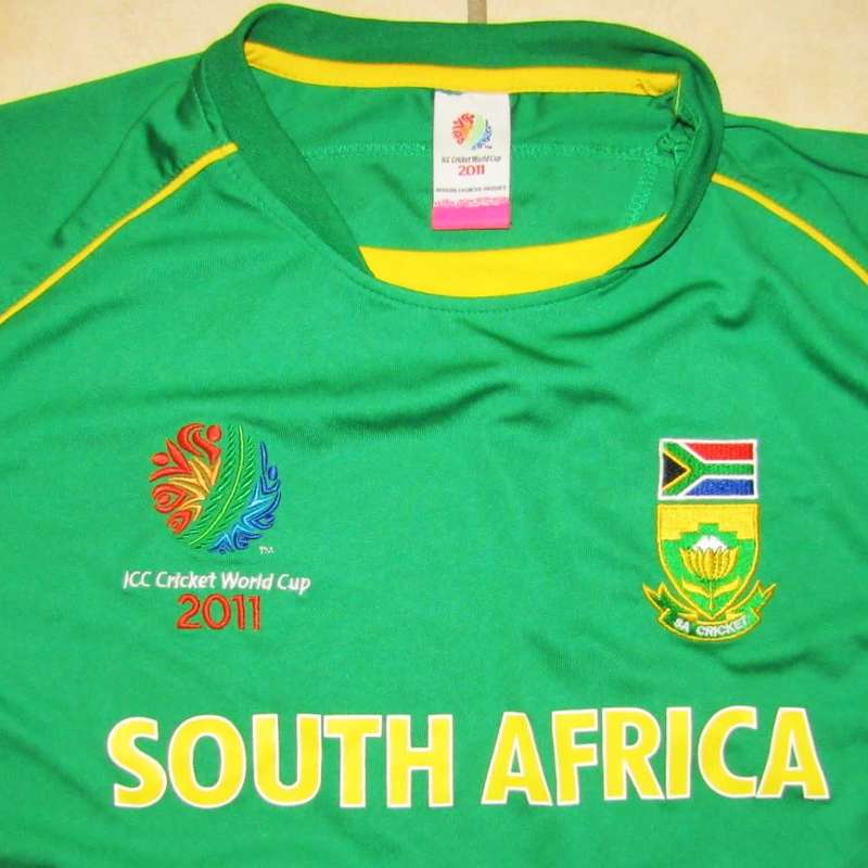 2011 World Cup Proteas Cricket Jersey - Large Size