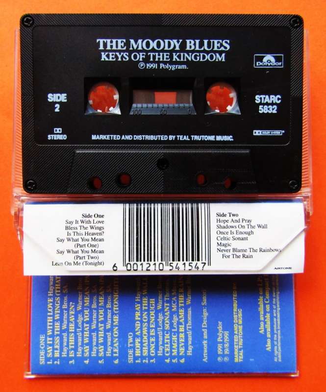 The Moody Blues - Keys of the Kingdom - Cassette Tape (1991)