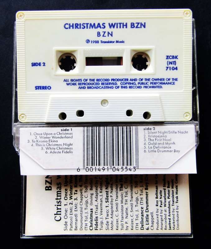BZN - Christmas with BZN - Cassette Tape (1988)