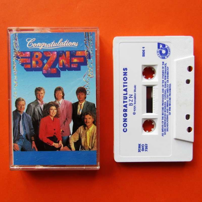 BZN - Congratulations - Cassette Tape (1991)