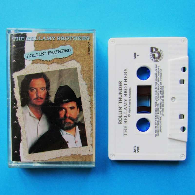 The Bellamy Brothers - Rollin` Thunder - Cassette Tape (1992)