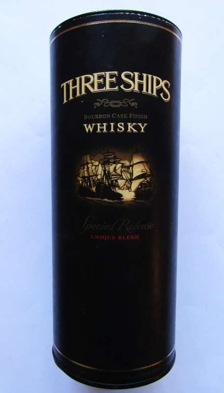 Old Three Ships Whisky Tin