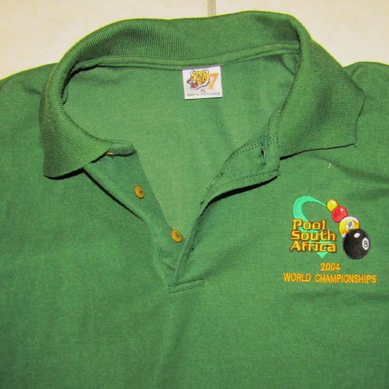 2004 World Championships SA Pool Shirt - XL Size