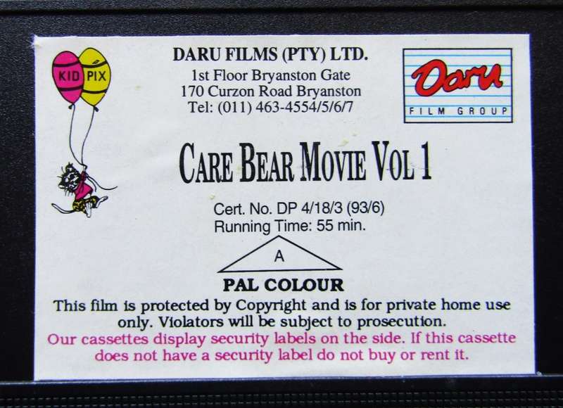 The Care Bears Volume 1 - VHS Video Tape (1993)