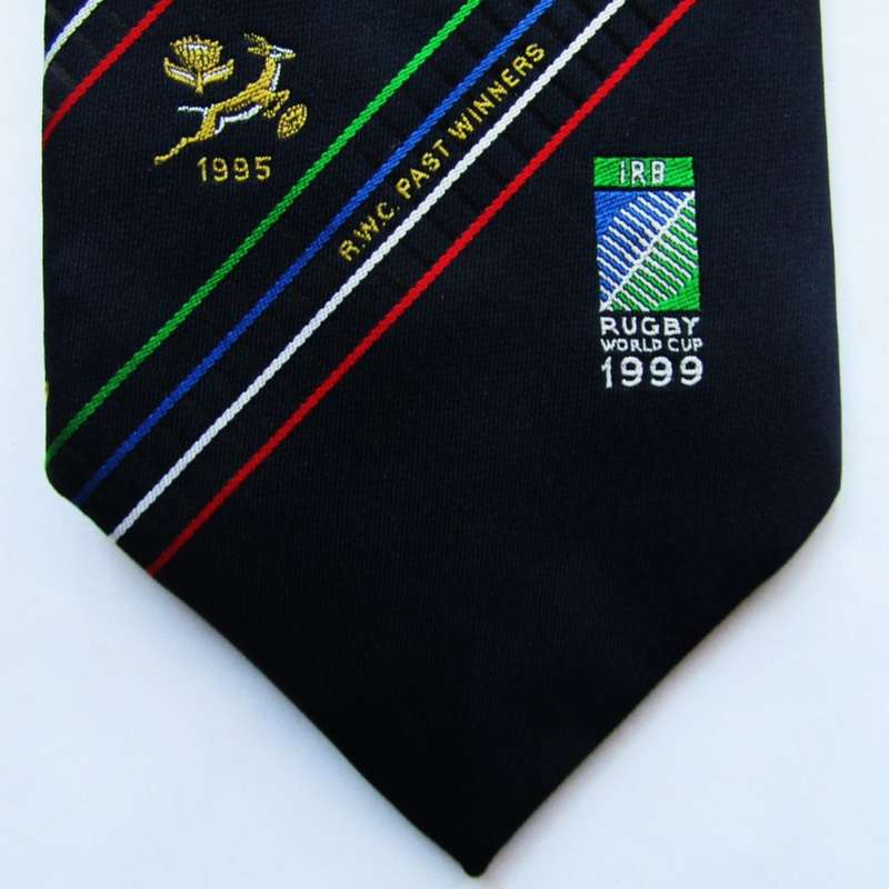 1999 Rugby World Cup Past Winners Neck Tie