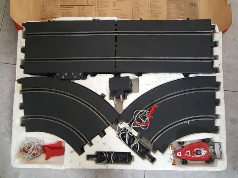 Vintage Jody Scheckter Polistil Slot Car Racing Set