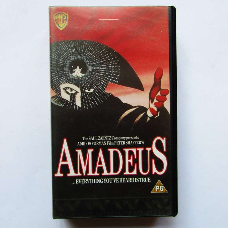 Amadeus - Mozart Movie VHS Tape (1988)