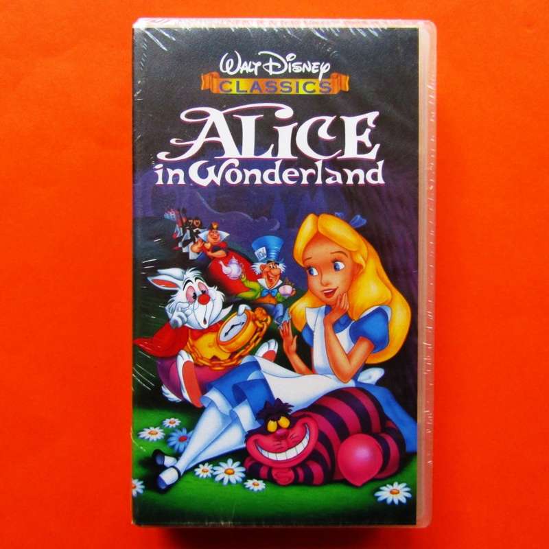 NEW Sealed - Alice in Wonderland - Disney Movie VHS Tape