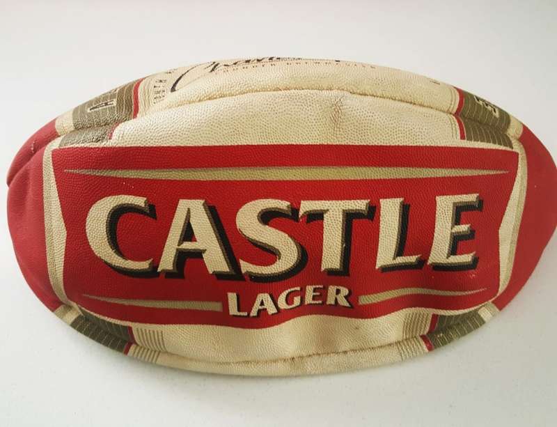Old Castle Lager Full Size Rugby Ball