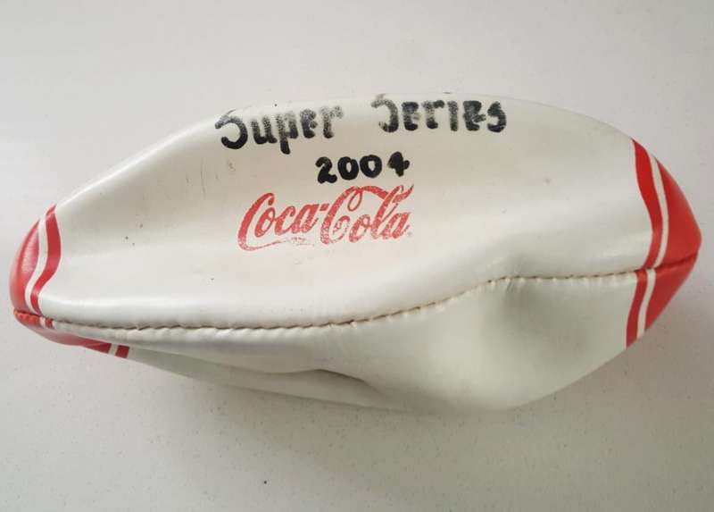 Old Coca Cola Midi Size Rugby Ball