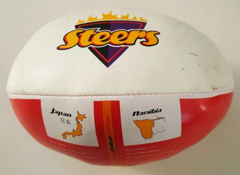 1999 World Cup Coca Cola Mini Rugby Ball