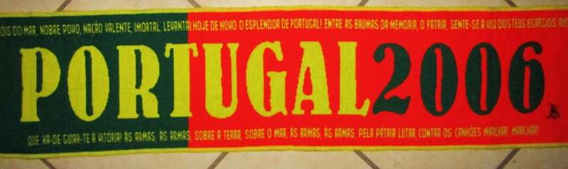 2006 Portugal Football Scarf