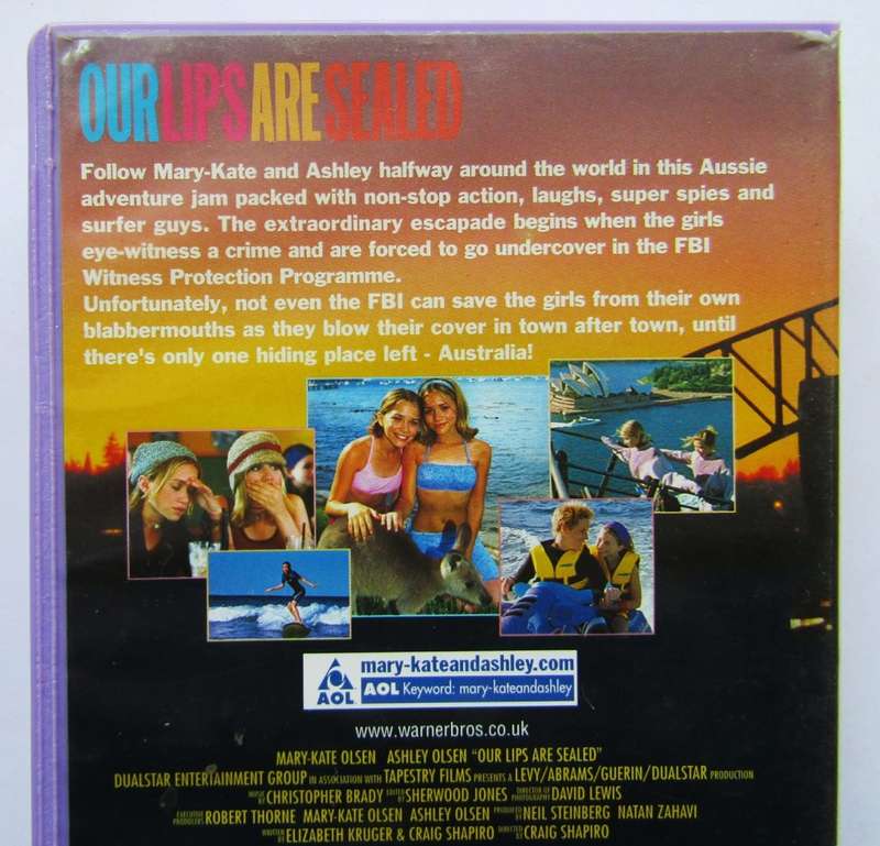 Our Lips Are Sealed - Olsen Twins - Movie VHS Tape (2000)