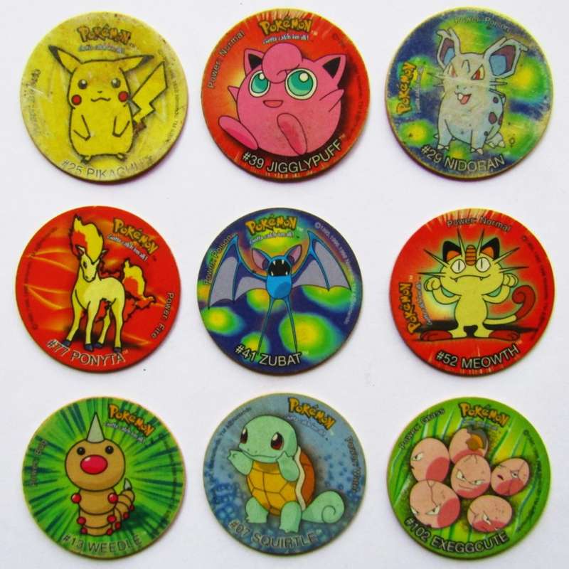 Lot of 9 Pokemon Tazo 1 Slammers by Simba