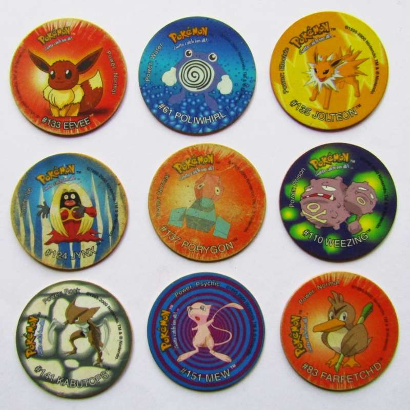 Lot of 9 Pokemon Tazo 2 Slammers by Simba