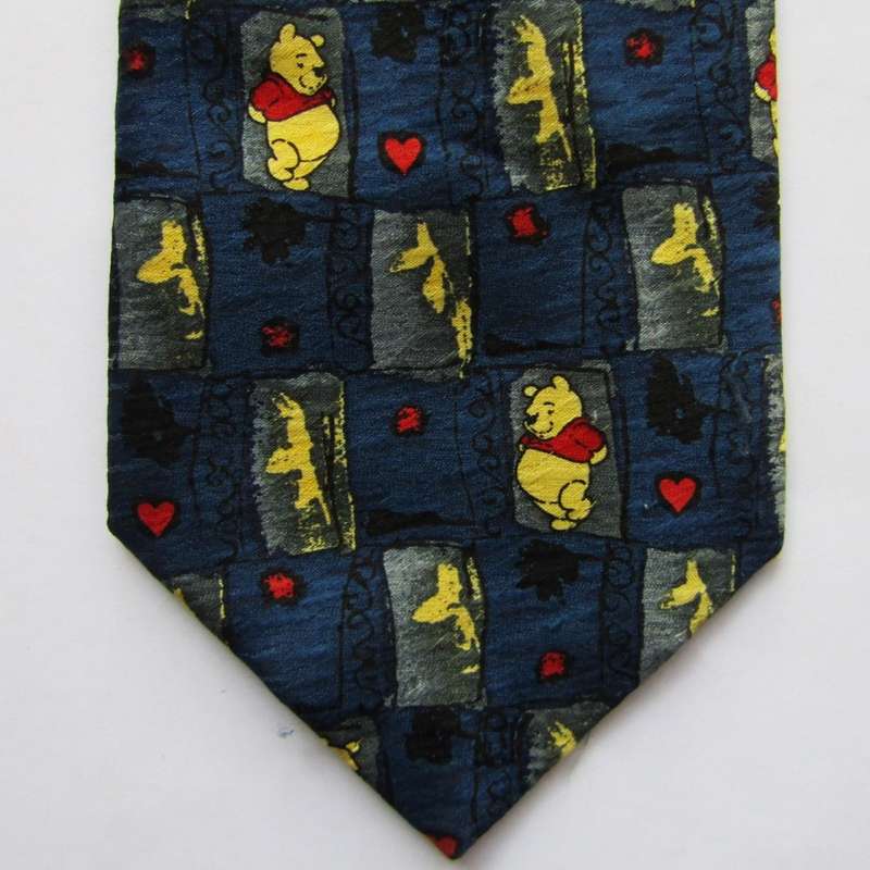 Old Winnie the Pooh Cartoon Neck Tie