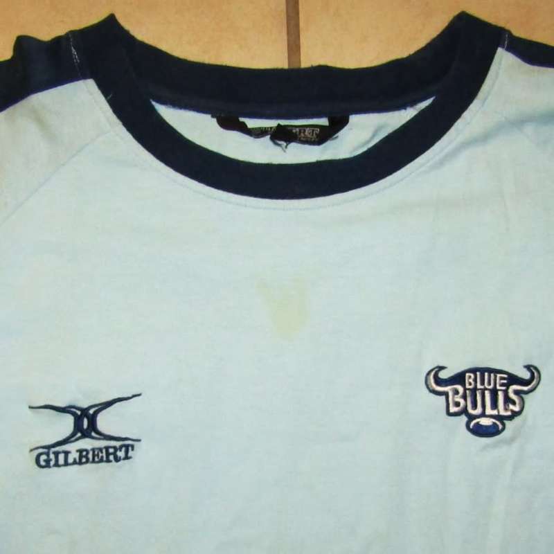 Old Gilbert Blue Bulls Rugby Shirt - XL Size