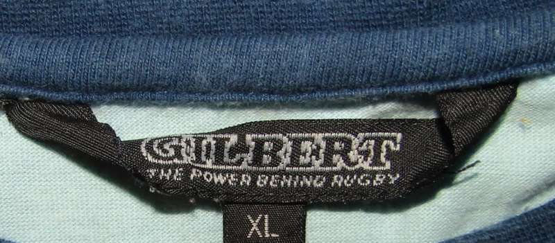 Old Gilbert Blue Bulls Rugby Shirt - XL Size