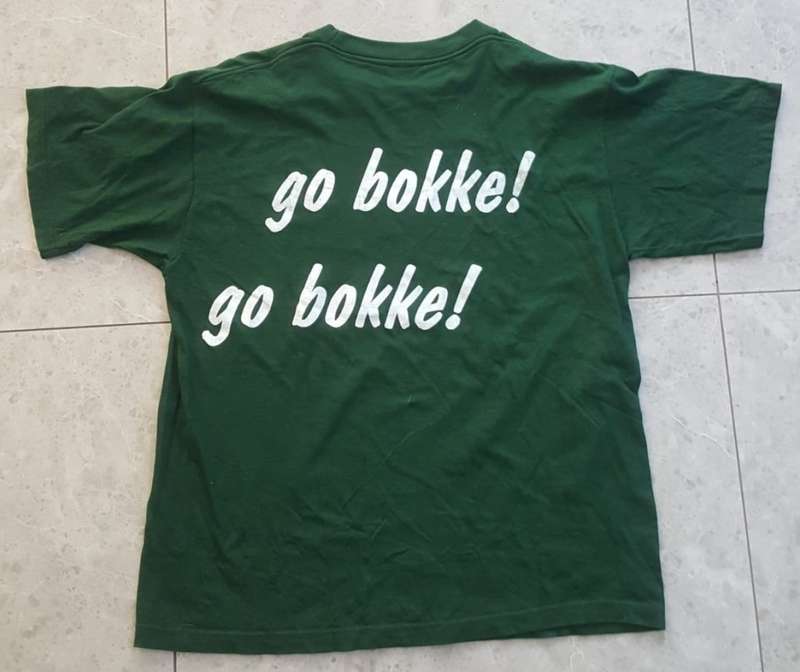 Old World Cup Springbok Rugby Shirt - Large Size