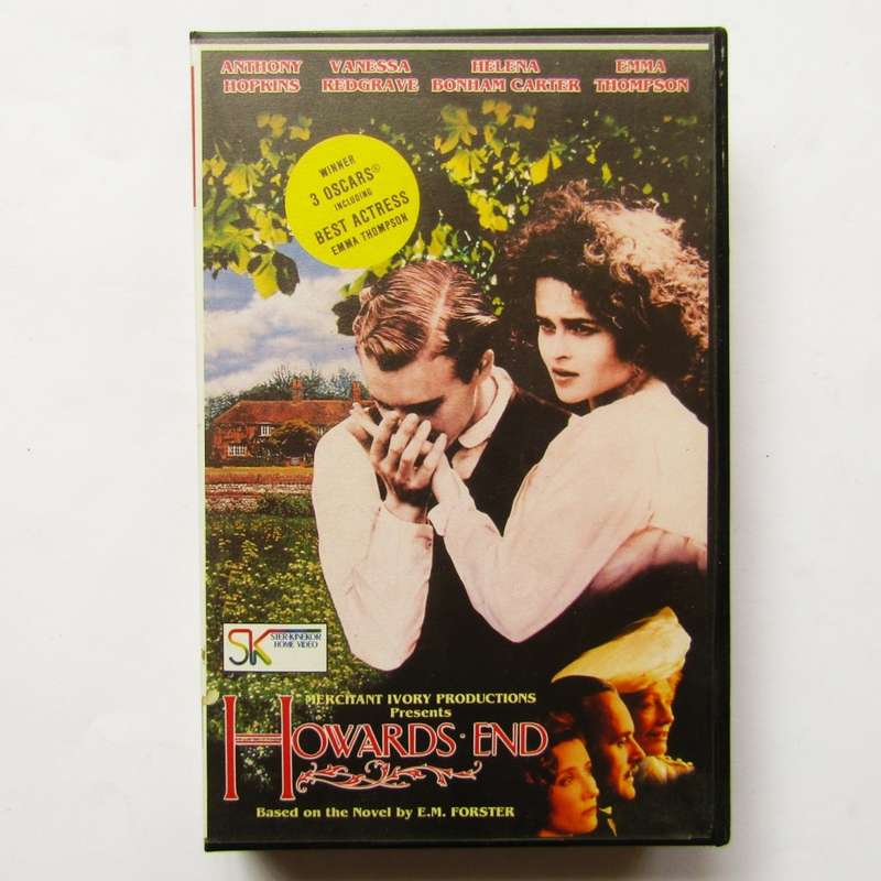 Howards End - Anthony Hopkins - Movie VHS Tape (1993)
