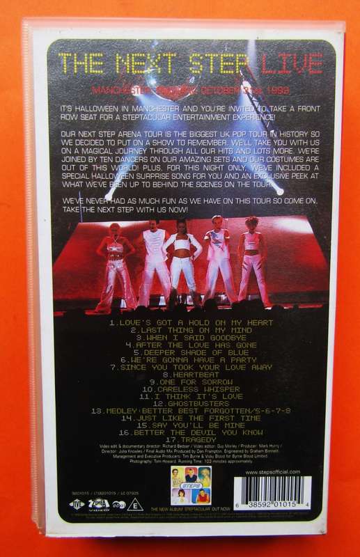 Steps - The Next Step Live - VHS Video Tape (1999)