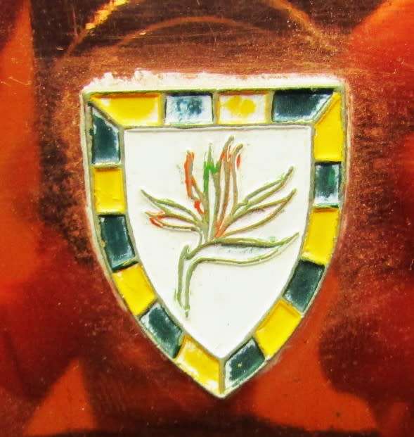 SADF 6 SAI Infantry Copper Ashtray
