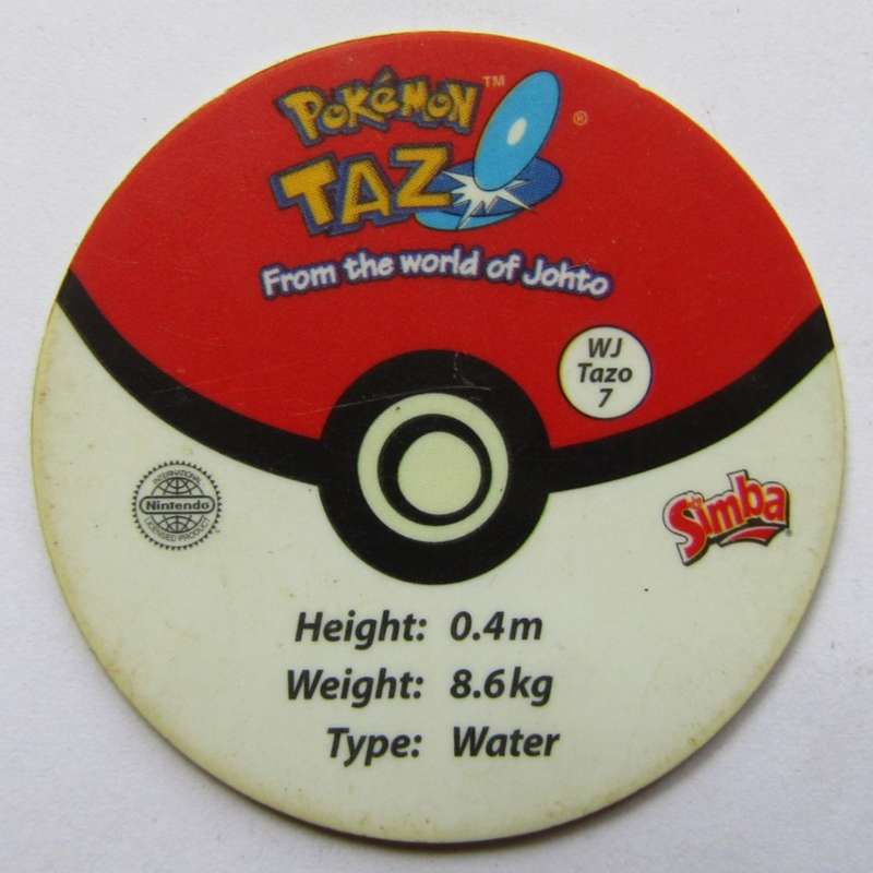 Lot of 9 Pokemon WJ Tazo Slammers by Simba