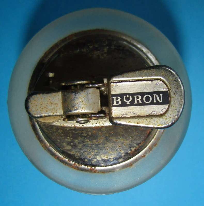 Old Byron Heavy Glass Table Lighter