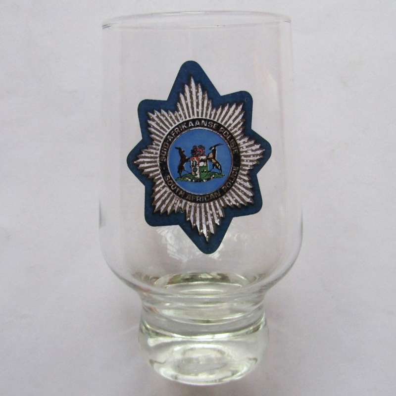 Old SA Police Beer Glass