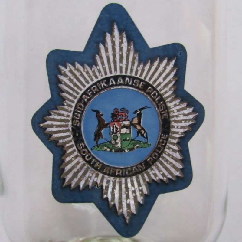 Old SA Police Beer Glass